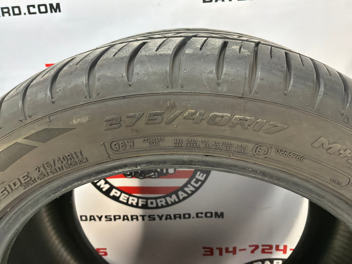 Zeon Cooper Tires 275/40/17 Set of 2