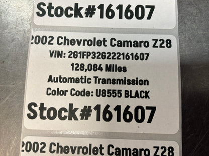 2002 Chevy Camaro Z28 RH Passenger Sunvisor Sun Visor Shade Tan OEM