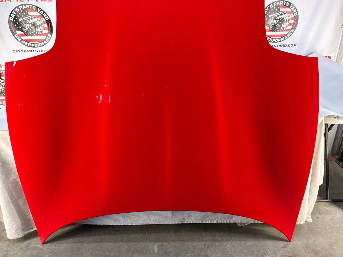 2002 Chevy C5 Corvette Convertible Hood Bonnet Cover Panel Assembly OEM Red