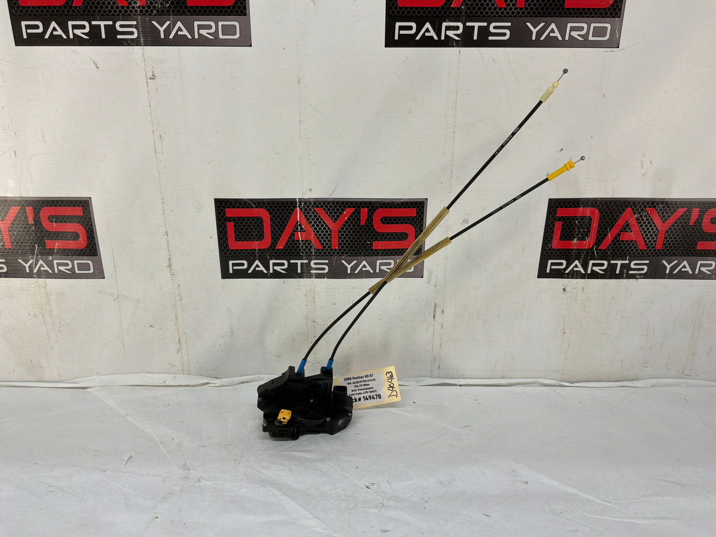 2008 Pontiac G8 LH Driver Rear Door Lock Actuator OEM