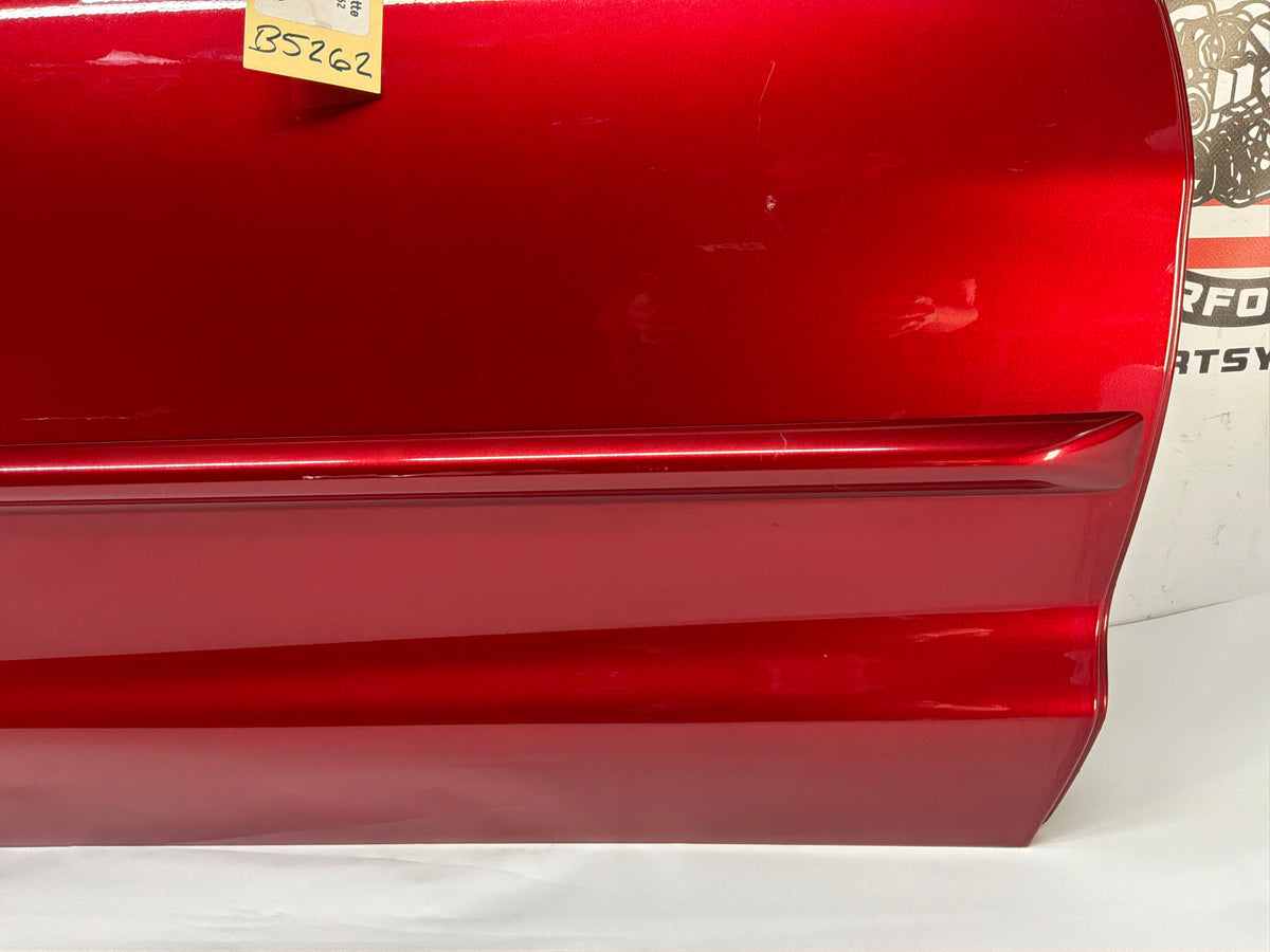 2002 Chevy C5 Corvette RH Passenger Interior Door Panel Red OEM