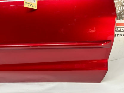 2002 Chevy C5 Corvette RH Passenger Interior Door Panel Red OEM