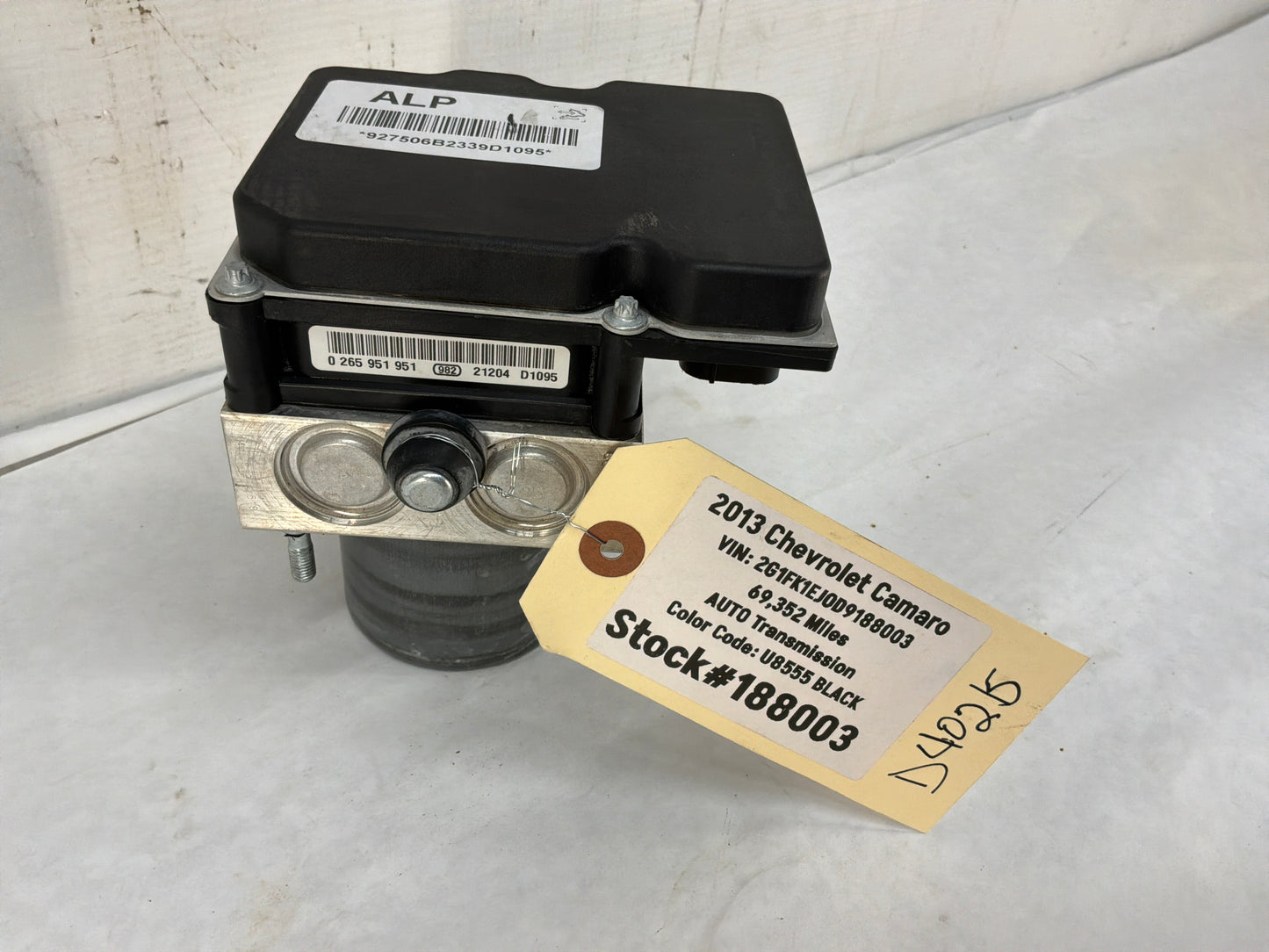 2013 Chevy Camaro SS Anti Lock Brake Pump ABS Module OEM