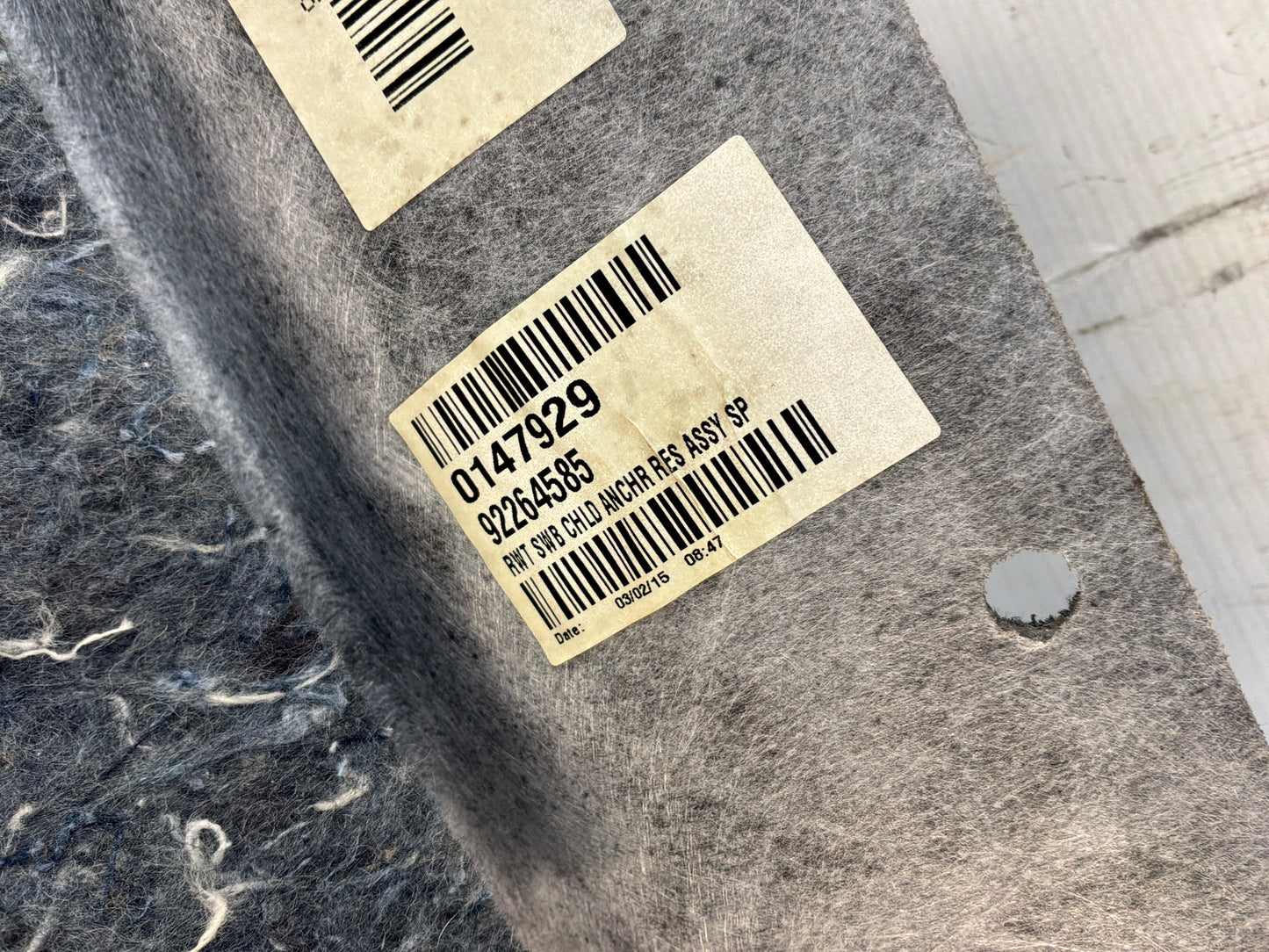 2015 Chevy SS Sedan Rear Interior Package Deck Tray Parcel Shelf Trim Cover OEM