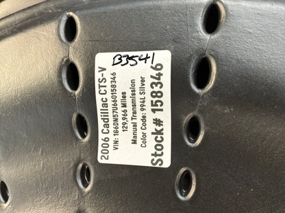 2006 Cadillac CTS-V Spare Tire Stowage Cover OEM