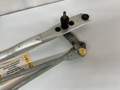 2002 Chevy Corvette Convertible Windshield Wiper Linkage Transmission w/ Motor OEM