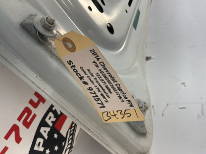 2014 Chevy Caprice PPV Trunk Deck Lid OEM White