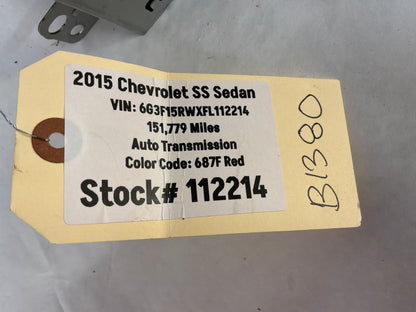 2015 Chevy SS Sedan Navigation Display Radio Stereo Receiver Face Plate OEM