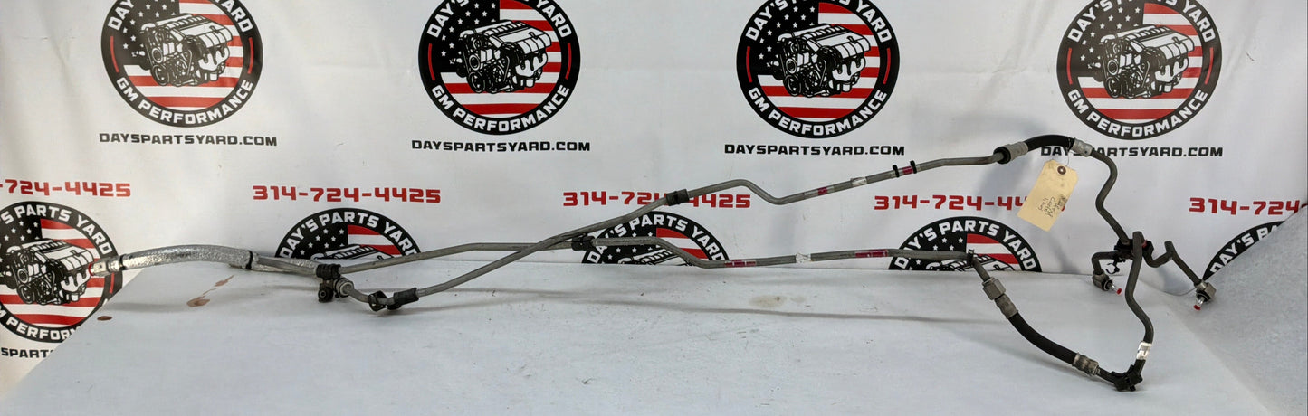 2016 Cadillac CTS-V Rear End Rearend Differential Cooler Lines Hoses Tubes Pipes OEM