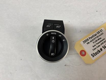 2008 Pontiac G8 GT Headlight Head Light Control Switch OEM