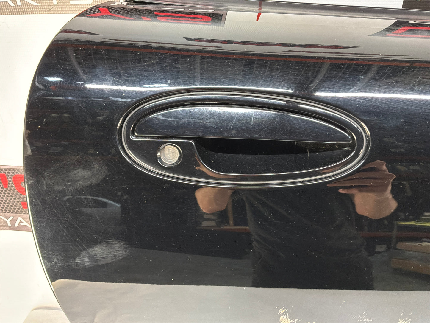 1999 Chevy C5 Corvette RH Passenger Front Exterior Outside Door Black OEM
