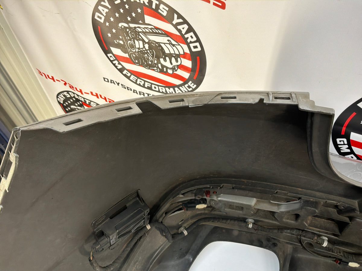 2014 Chevy SS Sedan Complete Rear Bumper Cover Panel Silver OEM