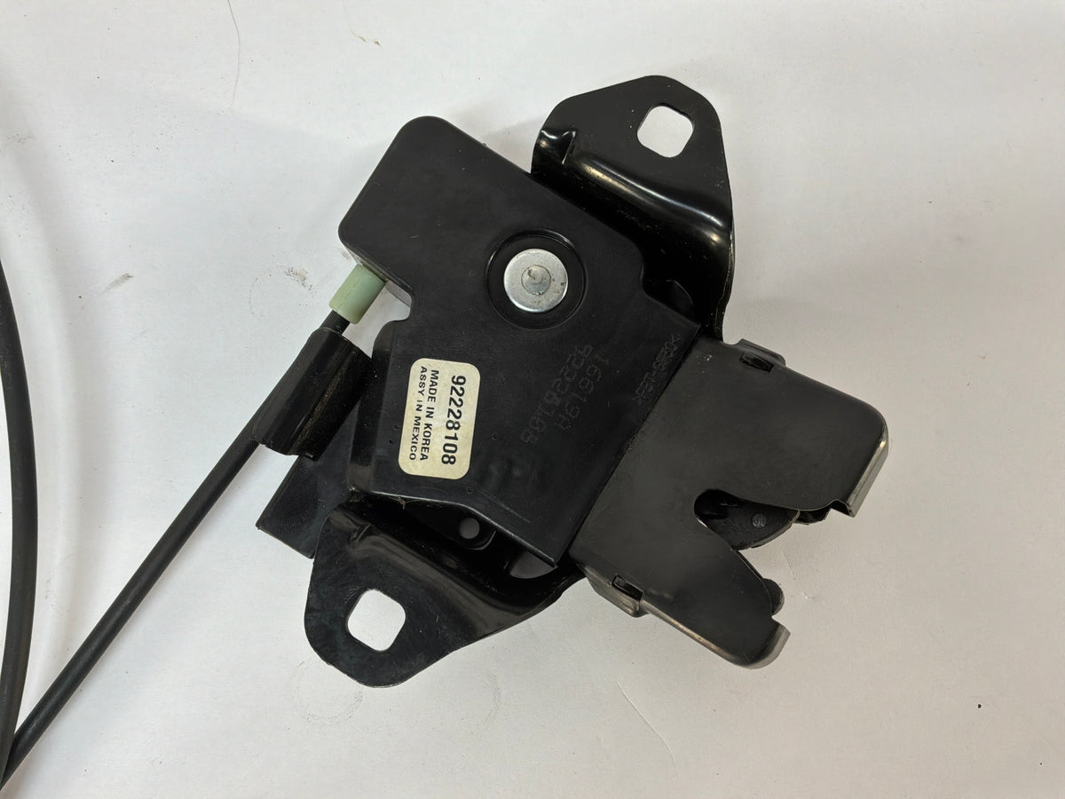 2017 Chevrolet SS Sedan Trunk Deck Lid Latch Actuator w/ Cable OEM