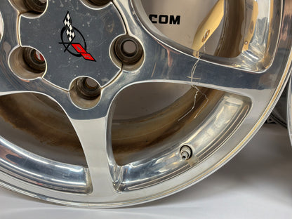 2002 Chevy C5 Corvette 17x8.5 18x9.5 Factory OEM Wheels Rims