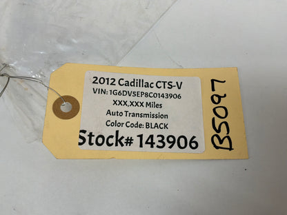 2012 Cadillac CTS-V Logo Trunk Badge Shield OEM