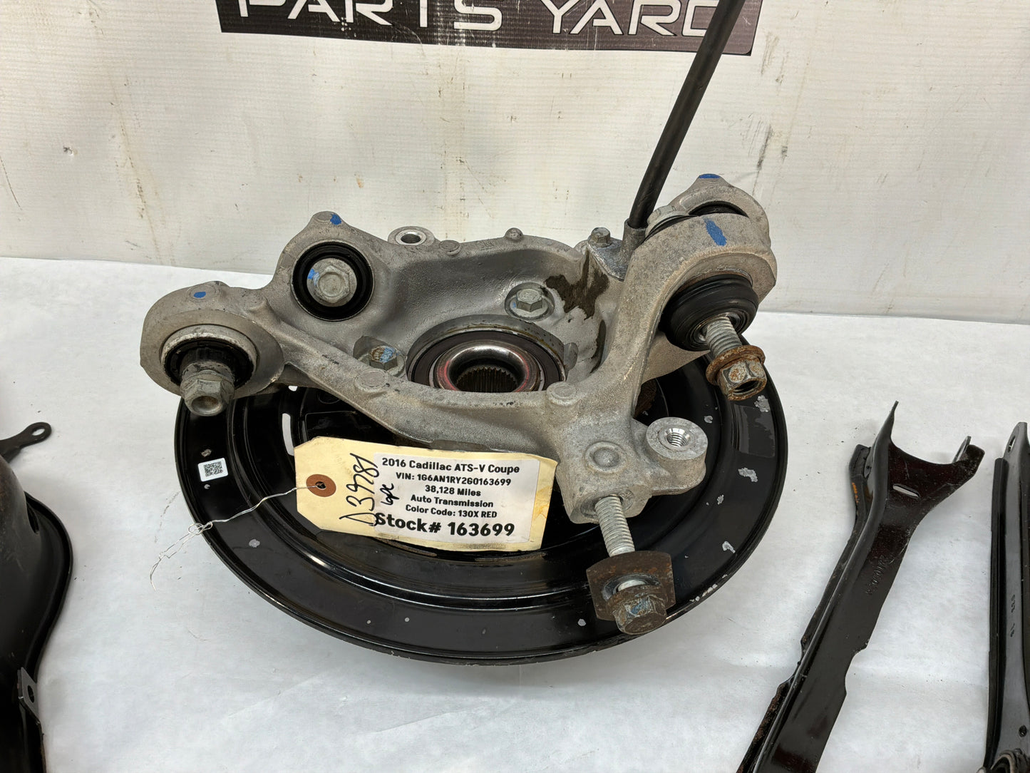 2016 Cadillac ATS-V LH Driver Rear Suspension Spindle Control Trailing Arms Links Rod  Set OEM