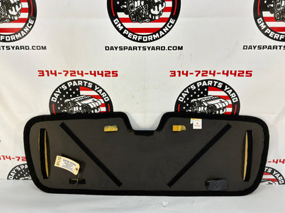 2002 Chevy Corvette Convertible Embroidered Rear Trunk Lid Carpet OEM