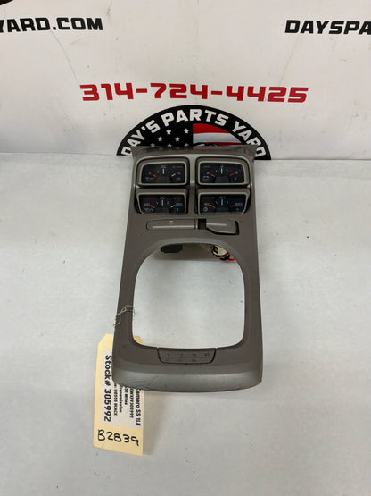 2015 Chevy Camaro SS 1LE Center Console Auxiliary Gauges Package Shifter Bezel Trim OEM
