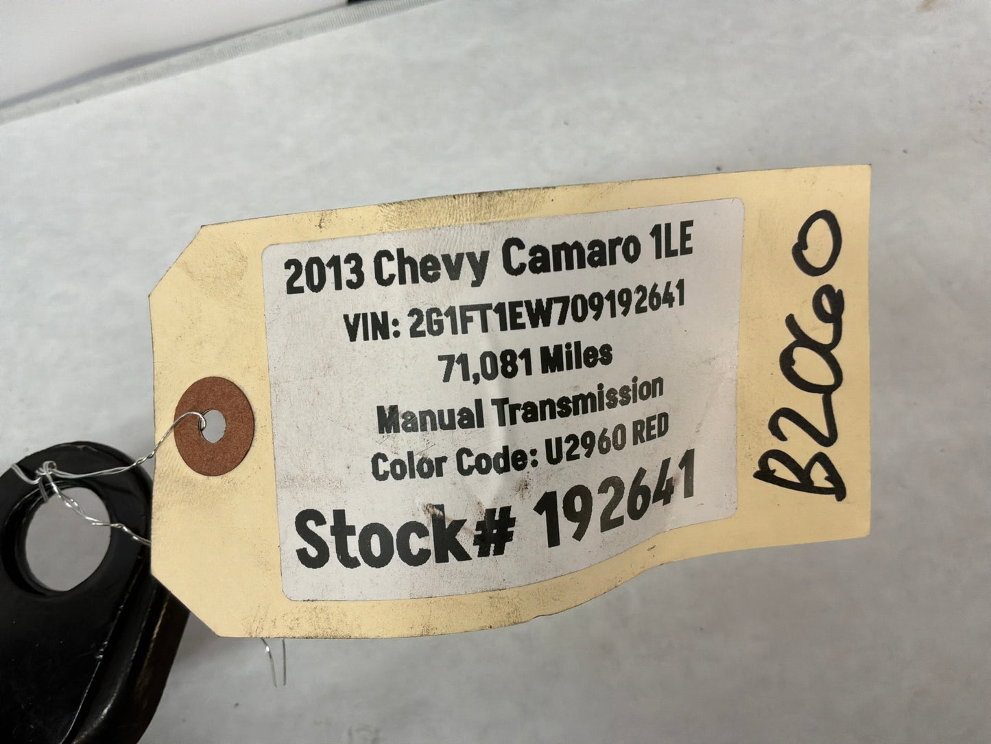 2013 Chevy Camaro 1LE RH Passenger Rear Suspension Upper Control Arm OEM