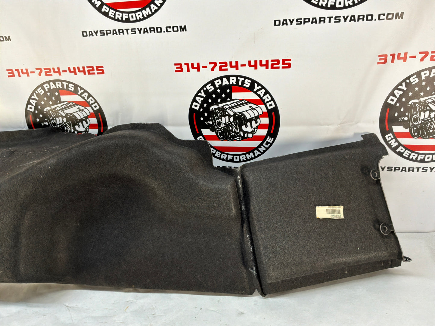 2008 Pontiac G8 GT RH Passenger Interior Trunk Quarter Cargo Carpet Trim Panel Cover OEM