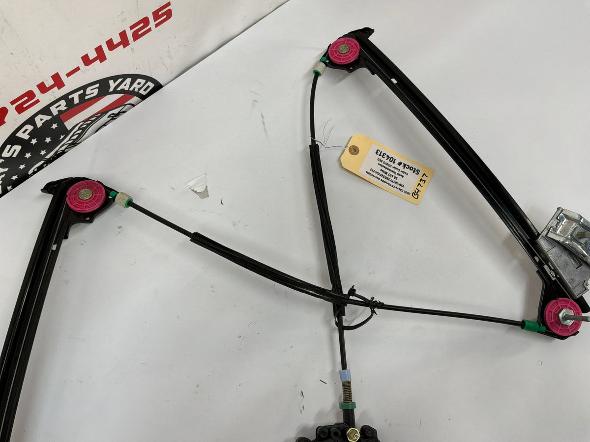 2002 Chevy Corvette Convertible LH Driver Front Window Regulator w/ Motor OEM