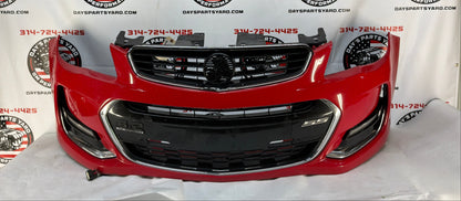2014 Chevy SS Sedan Complete Front Bumper Fascia Cover Red OEM