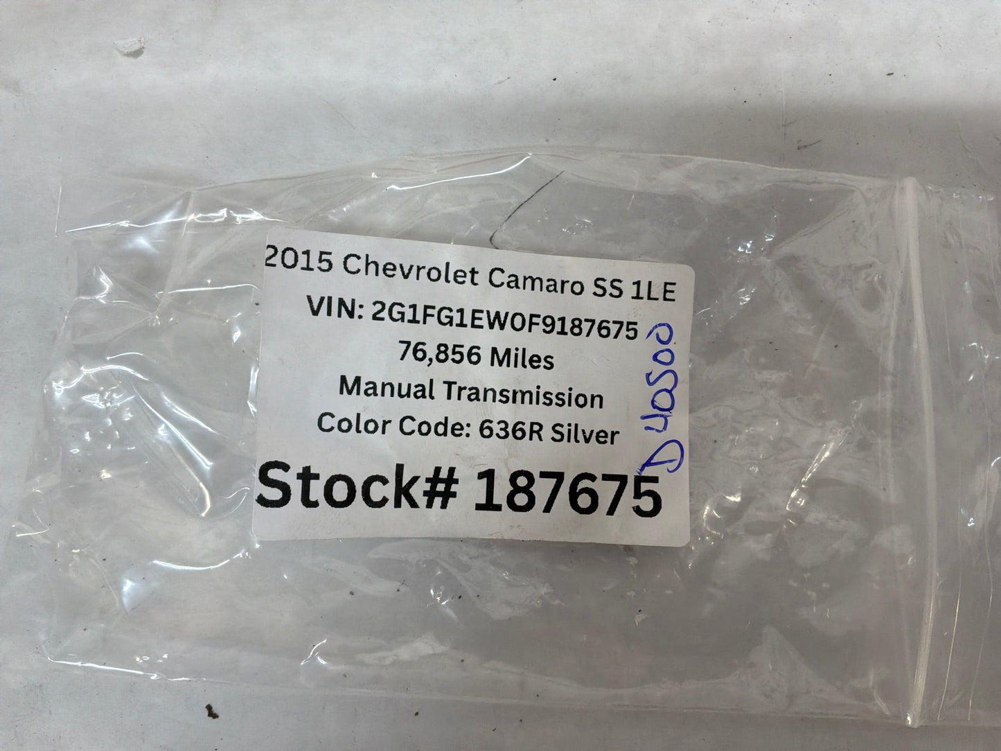 2015 Chevrolet Camaro SS 1LE Positive Battery Terminal Post Fuse OEM
