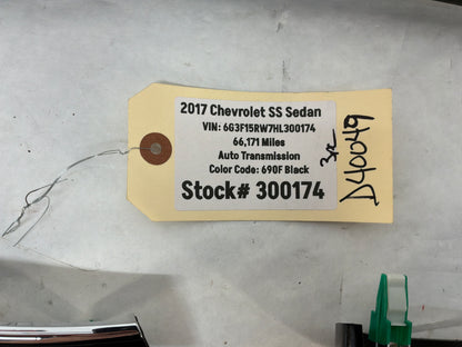 2017 Chevy SS Sedan 3pc Applique Dash Panel Plate Insert Trims OEM