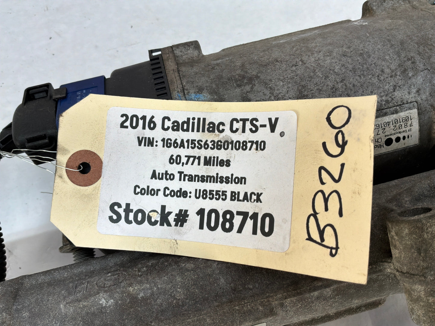 2016 Cadillac CTS-V Hydraulic Rack and Pinion Steering Gear OEM