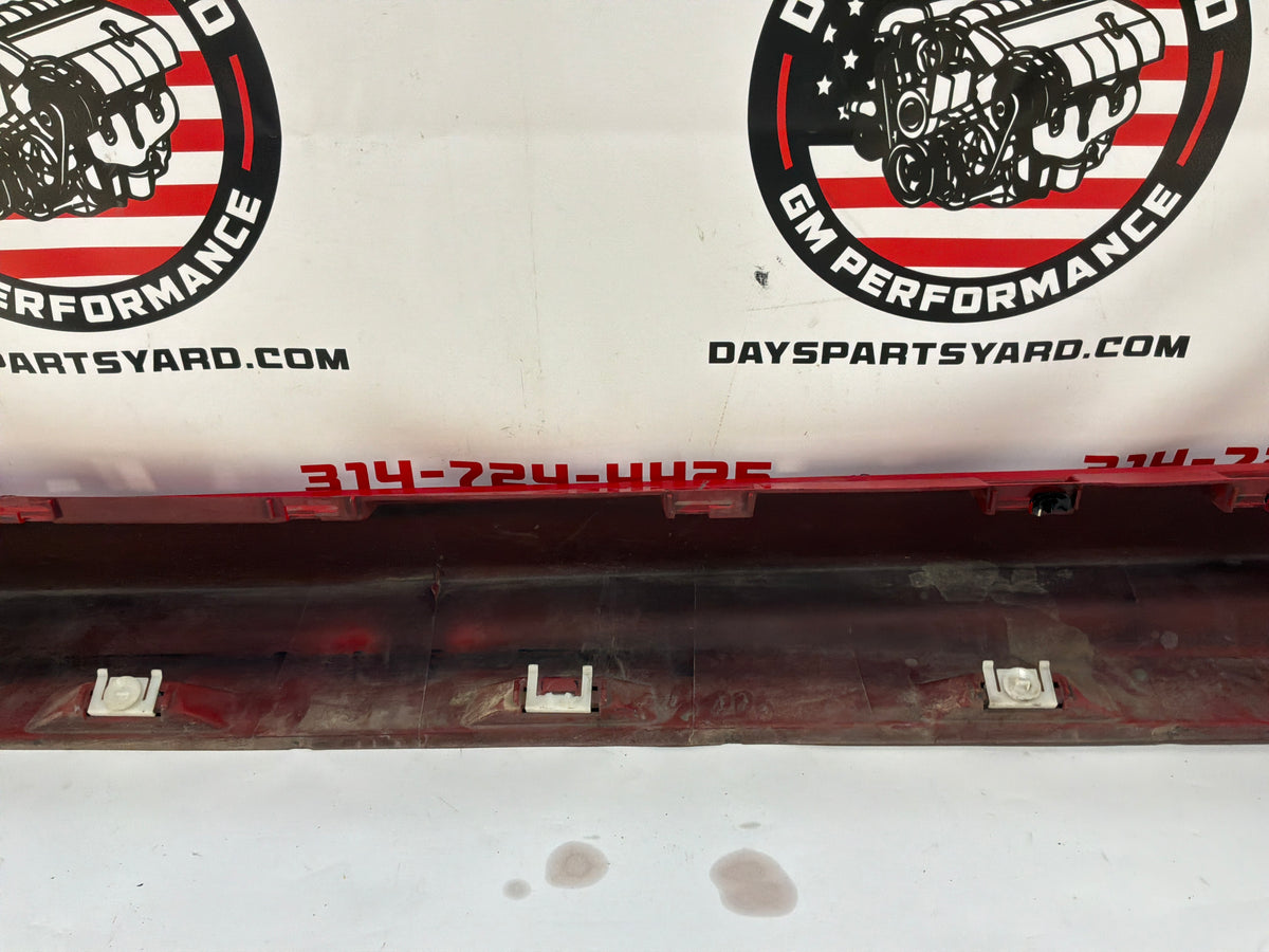 2008 Pontiac G8 GT RH Passenger Rocker Molding Side Skirt Panel Trim Red OEM