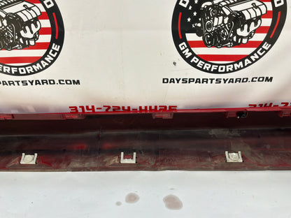 2008 Pontiac G8 GT RH Passenger Rocker Molding Side Skirt Panel Trim Red OEM