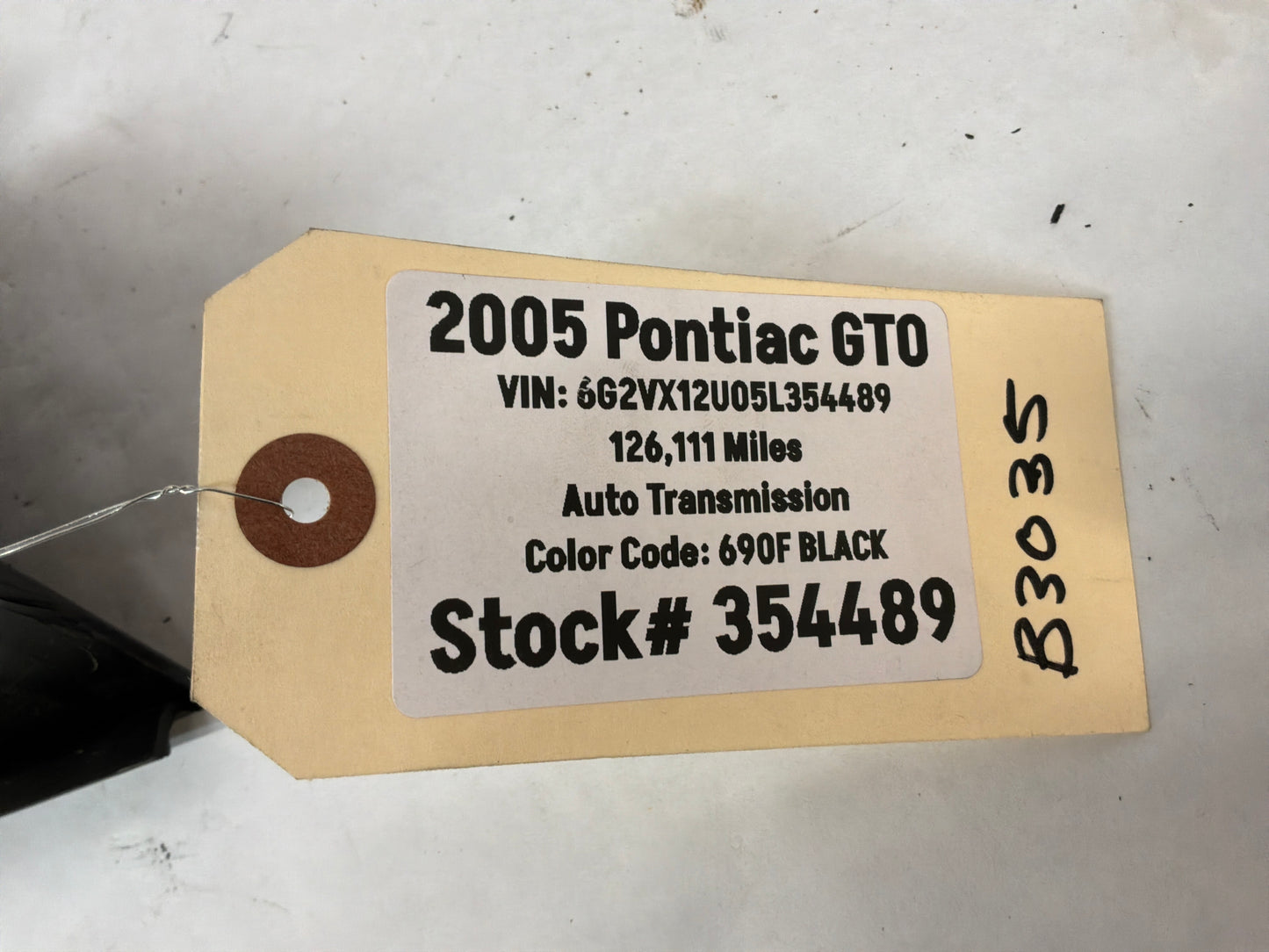 2005 Pontiac GTO RH Passenger Dash End Trim Panel OEM