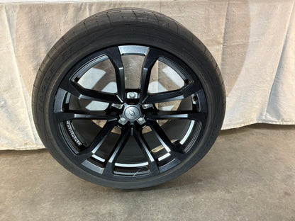 2014 Chevy Camaro ZL1 Factory OEM Wheels Rims and Goodyear Eagle F1 Tires 20X10 20X11