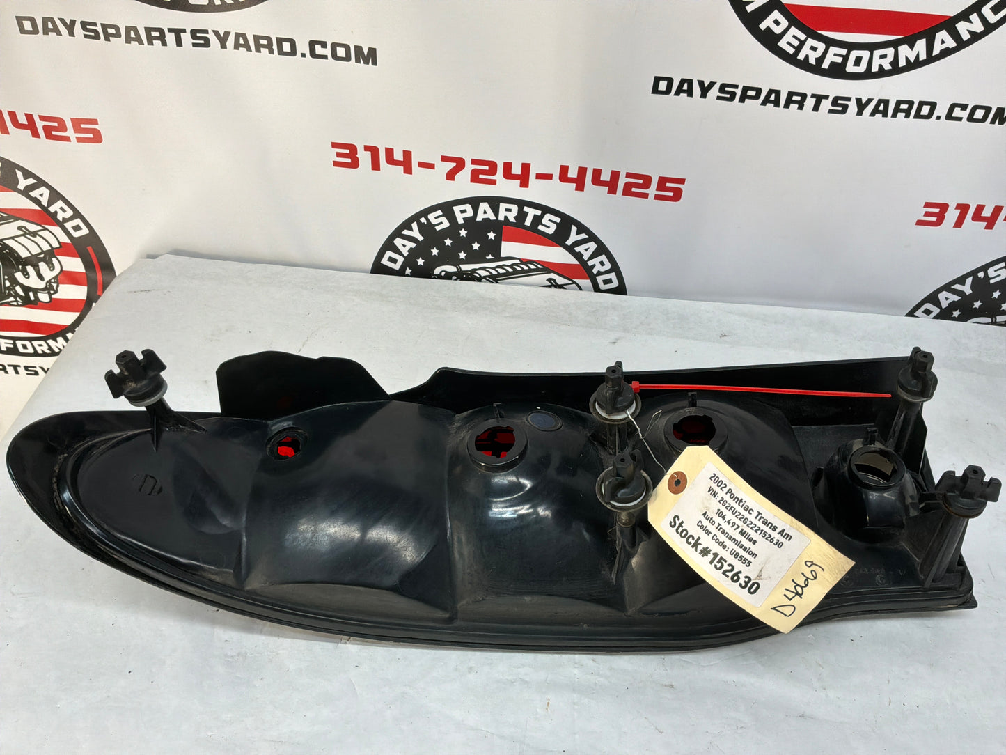 2002 Pontiac Trans Am WS6 RH Passenger Taillight Tail Light Honeycomb OEM