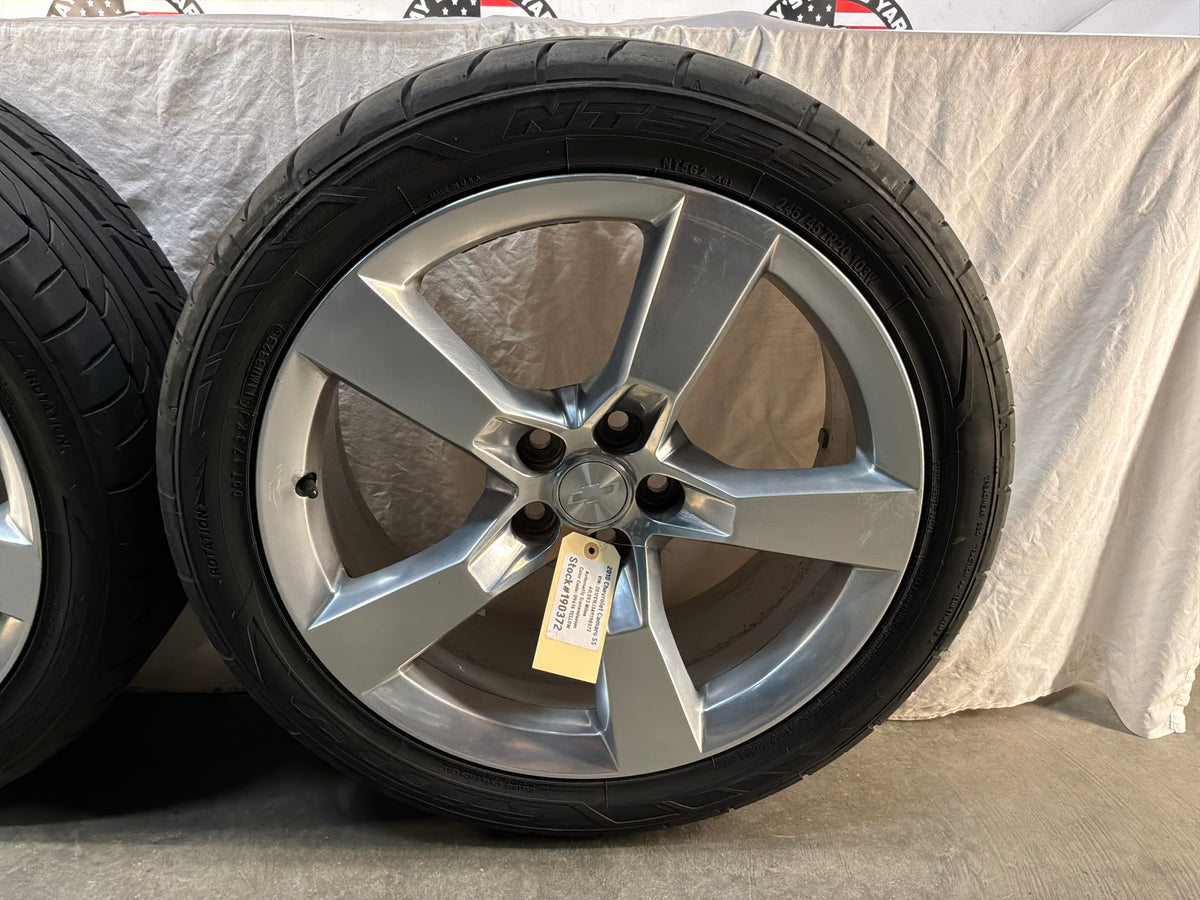 2010 Chevy Camaro SS 20x8 20x9 Factory OEM Wheels Rims with Tires