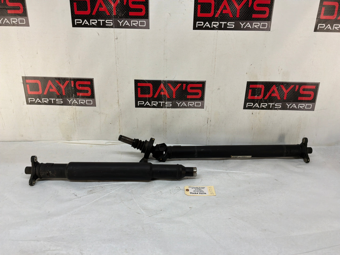 2015 Chevy SS Sedan Drive Propeller Shaft Driveshaft OEM