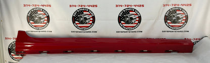 2014 Chevy SS Sedan RH Passenger Rocker Molding Side Skirt Panel Trim Red OEM