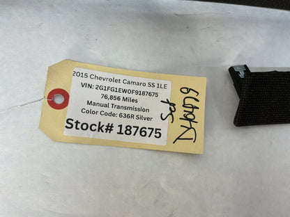 2015 Chevrolet Camaro SS 1LE Cloth Dash Panel Trims Moldings Inserts 2 pc OEM