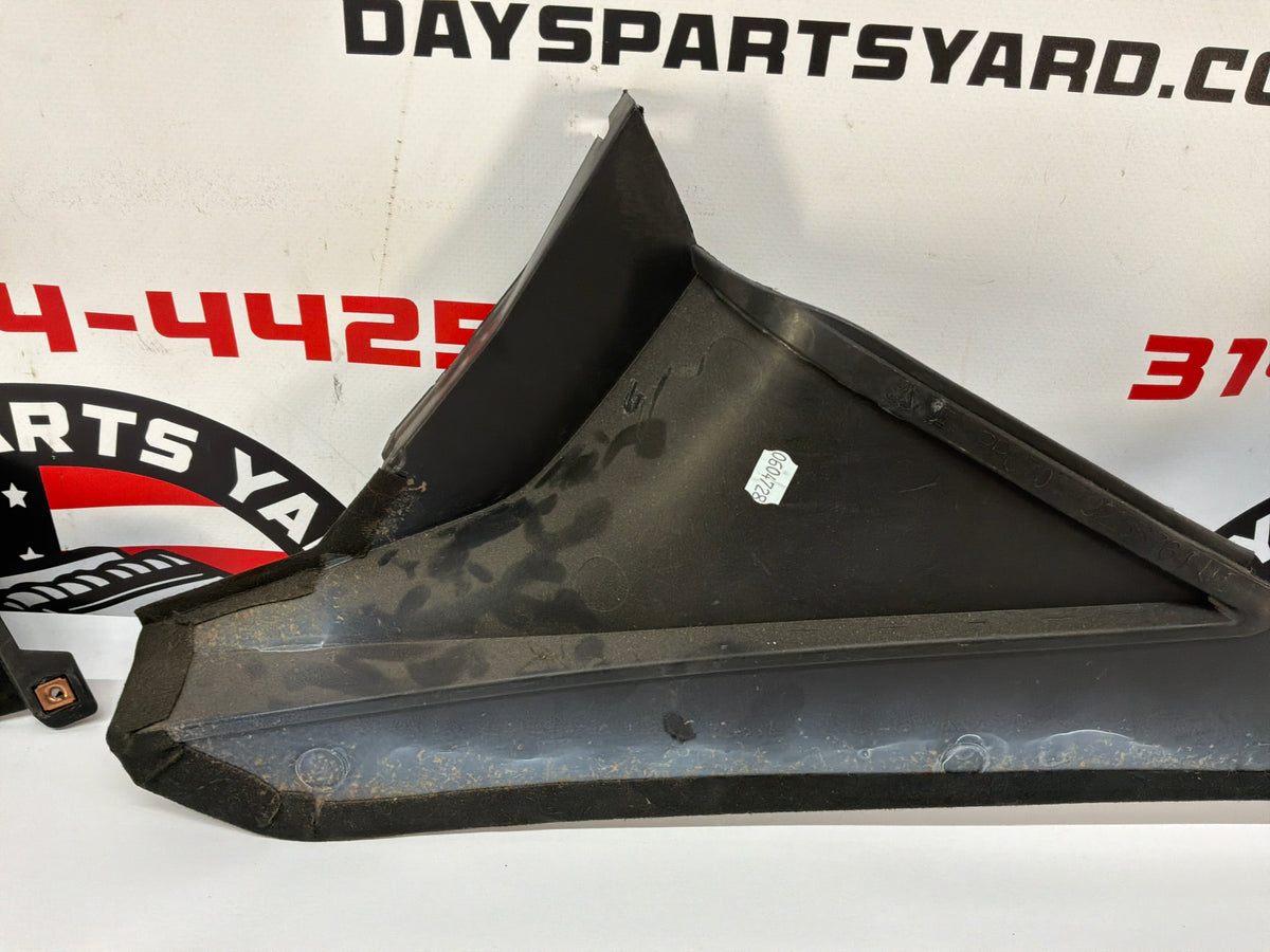2006 Pontiac GTO RH & LH Console Interior Black Suede Trim Panels OEM