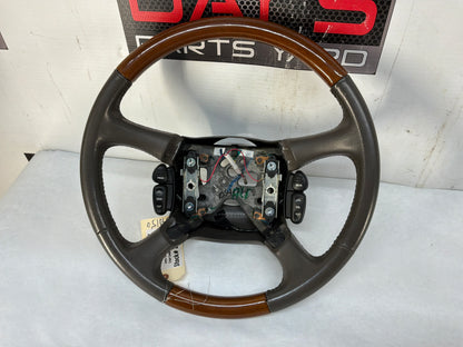2002 Cadillac Escalade EXT Woodgrain Factory Steering Wheel OEM