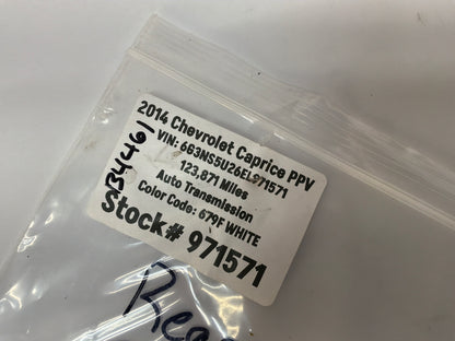 2014 Chevy Caprice PPV Rear Suspension Cradle K Member Sub Frame Hardware OEM