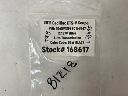2011 Cadillac CTS-V Coupe RH & LH License Plate Tag Light Lamp OEM