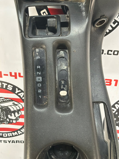 2002 Chevy Camaro Z28 Complete Center Console Arm Rest Assembly Black Ebony OEM
