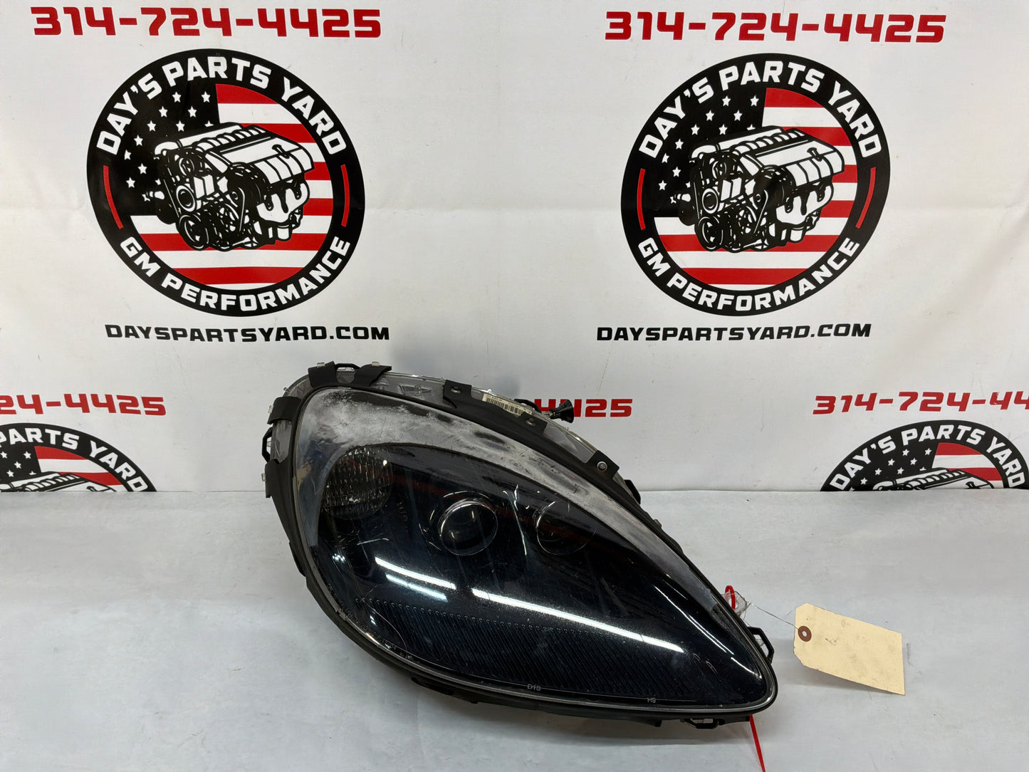 2007 C6 Corvette Convertible RH Passenger Headlight Head Light Lamp OEM