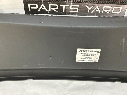 2011 Cadillac CTS-V Coupe Rear Trunk Cargo Compartment Sill Plate Panel OEM