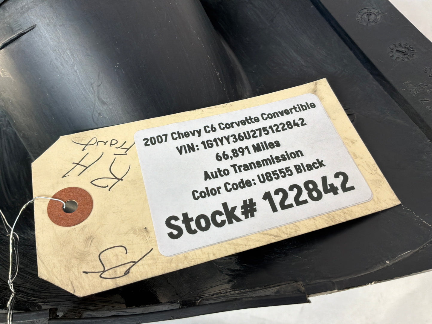 2007 Chevy C6 Corvette Convertible RH Passenger Front Fender Wheel Well Liner House OEM