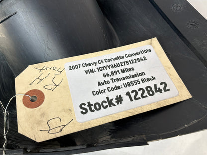 2007 Chevy C6 Corvette Convertible RH Passenger Front Fender Wheel Well Liner House OEM