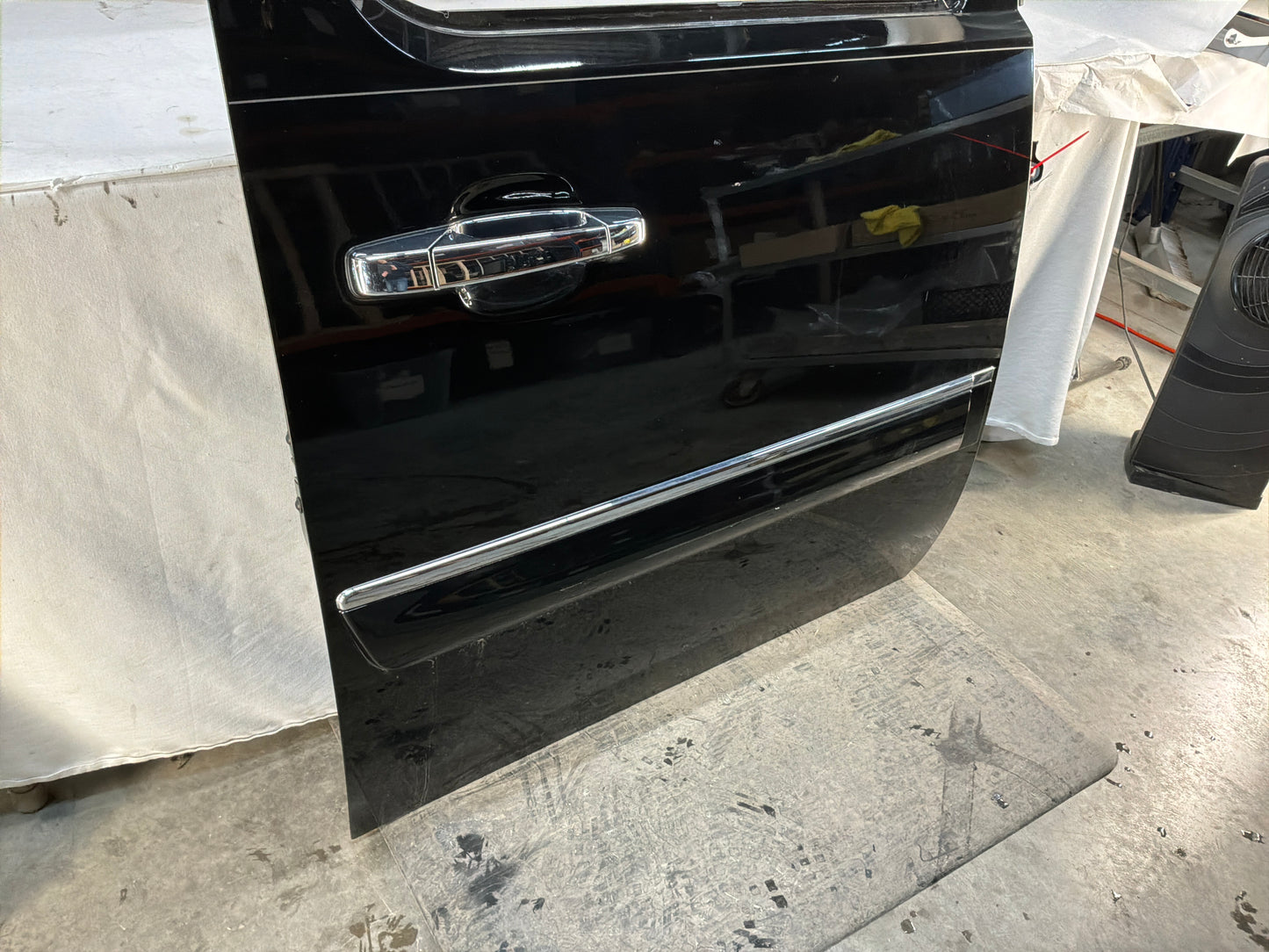 2013 GMC Sierra C1500 SLE RH Passenger Rear Exterior Door Black OEM - Day's Parts Yard