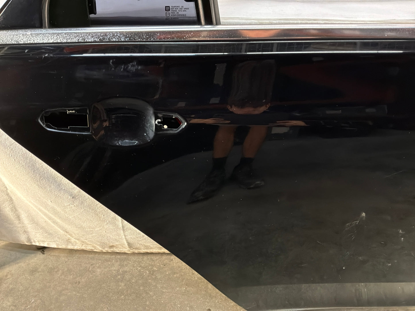 2016 Cadillac CTS-V Rear RH Passenger Exterior Door Black OEM