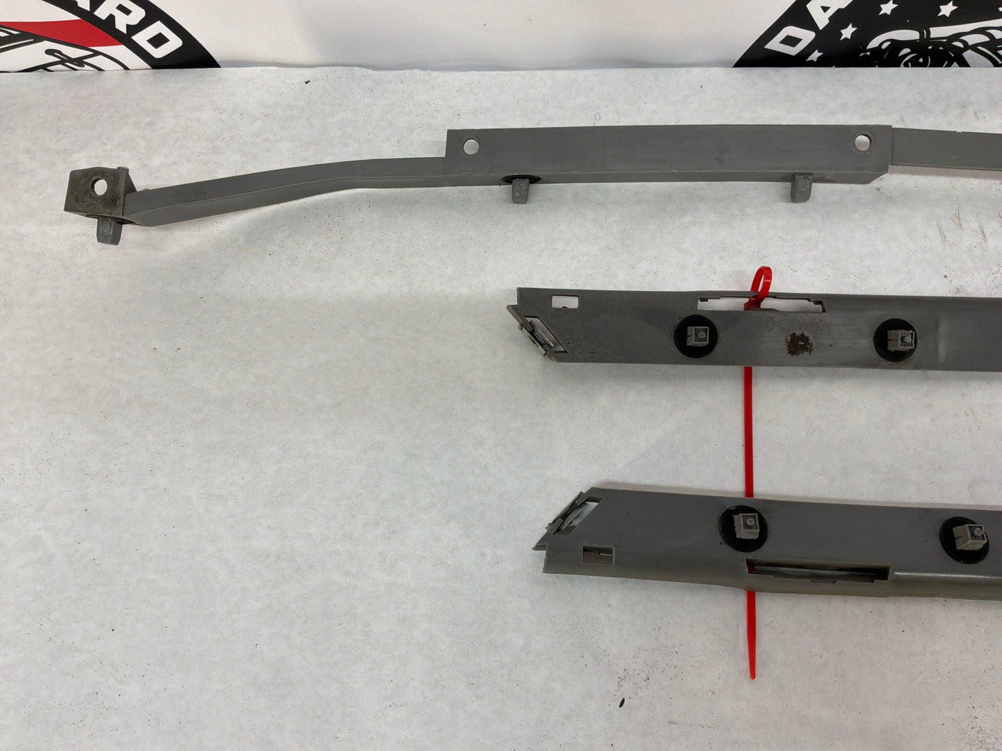 2006 Pontiac GTO Rear Bumper Brackets Guides Set 3 Piece OEM